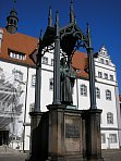 memorial of Martin Luther in Wittenberg